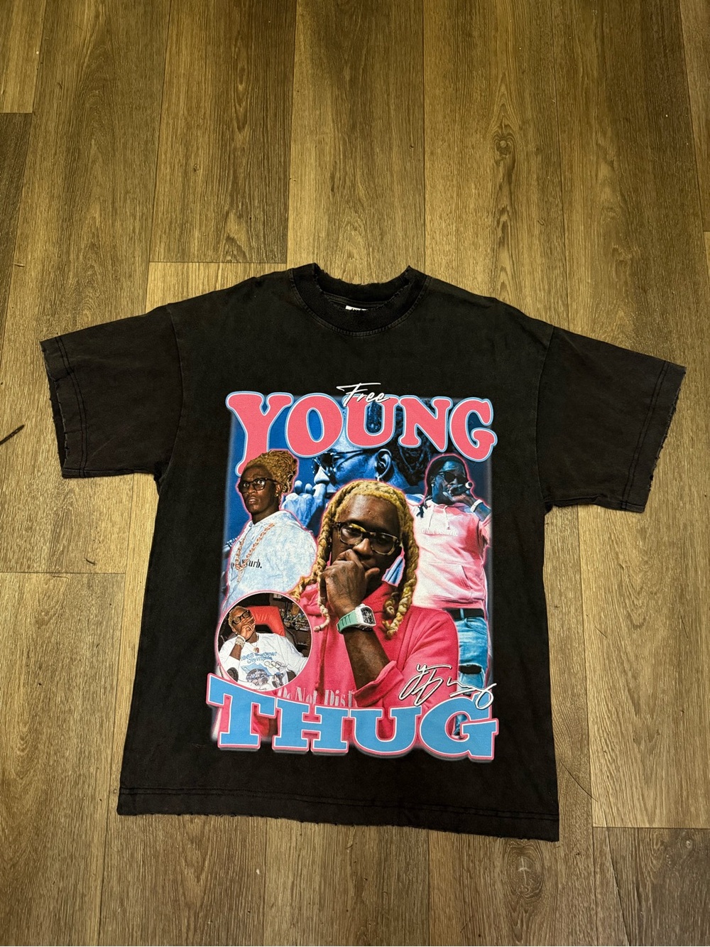 Black 'Young Thug' Graphic  Tee